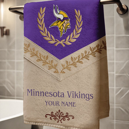 MIN Football New Bath Towel Custom Name DATND TANTD