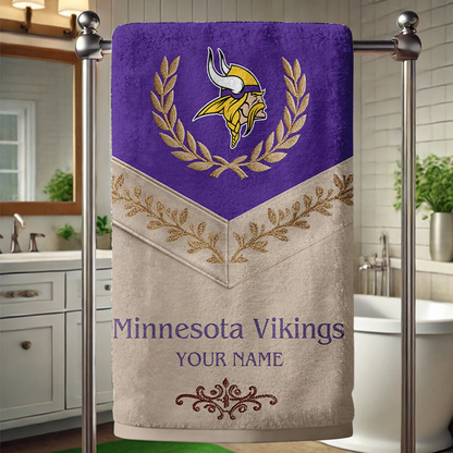MIN Football New Bath Towel Custom Name DATND TANTD