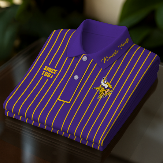 MIN Premium NFL Polo Shirt 2608