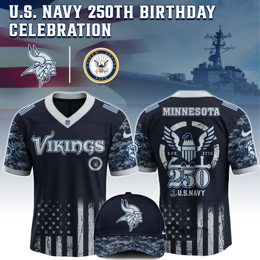 MIN x 250 U.S. Navy 250th Birthday Celebration Jersey DatND DVT