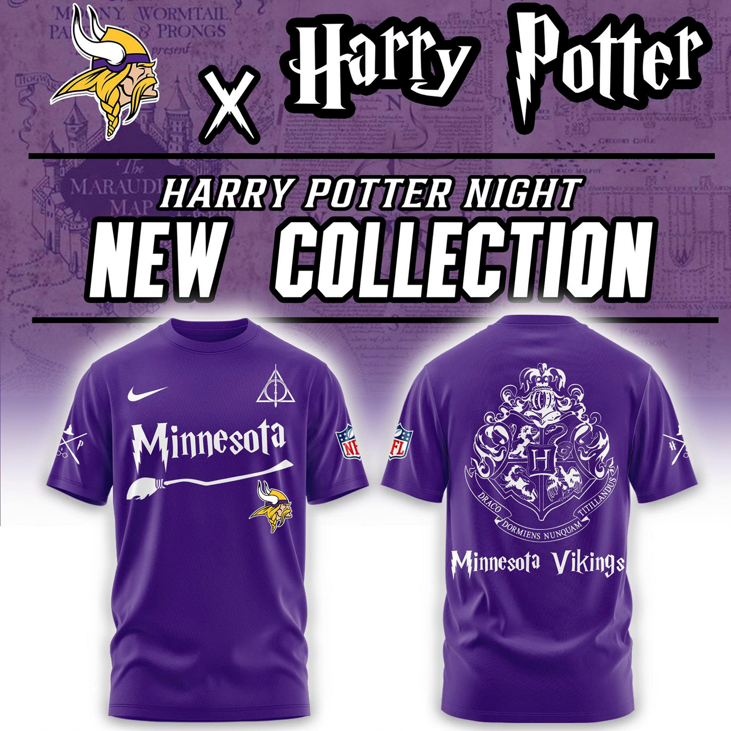 MIN x Harry Potter Night 3D Shirt DATND TANTD