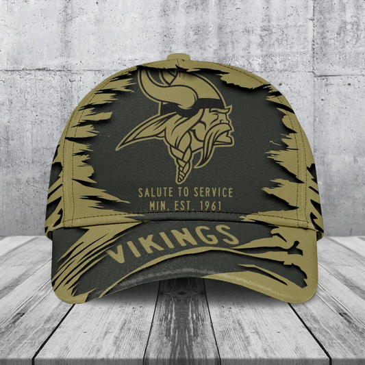 MIN x NFL 2025 Salute to Service Classic Cap DATND TANTD