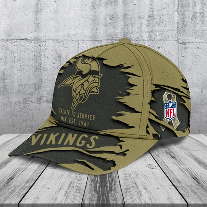 MIN x NFL 2025 Salute to Service Classic Cap DATND TANTD