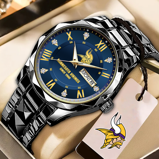 MIN x NFL Alloy Luxury Quartz Watch DATND TANTD