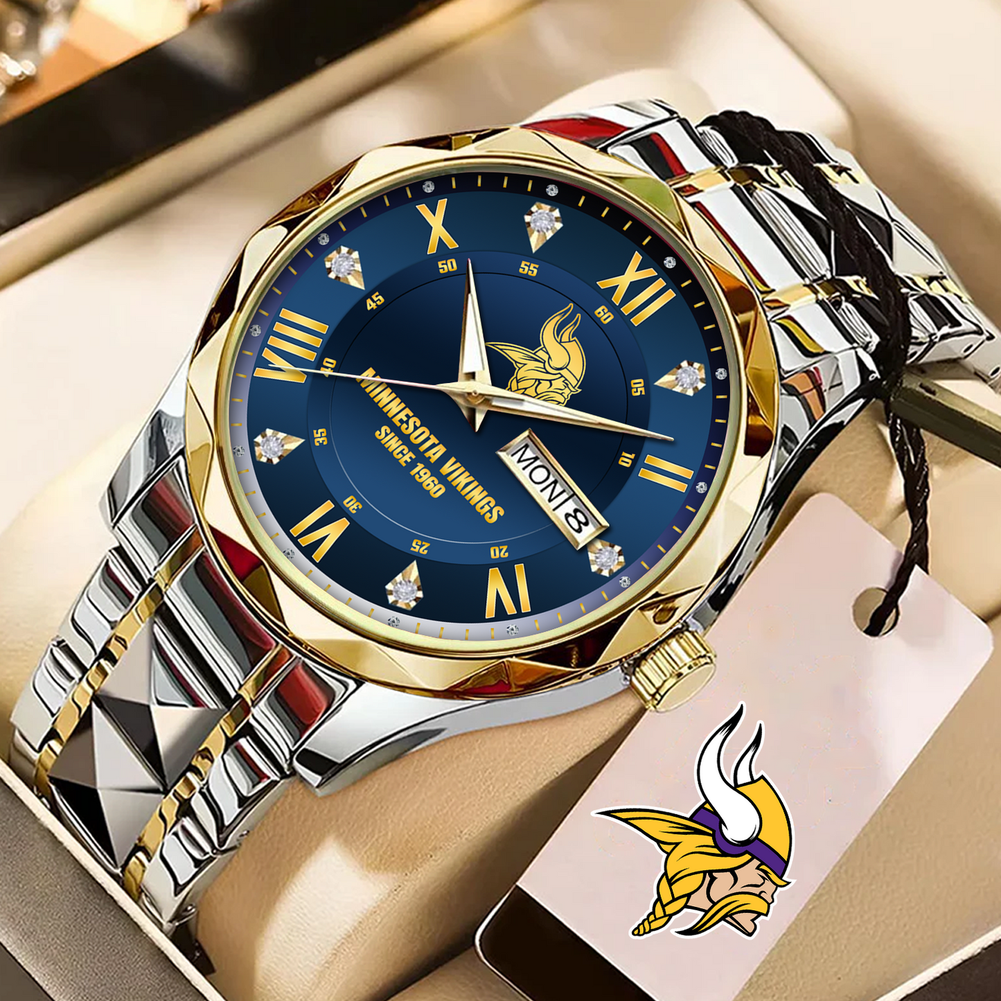MIN x NFL Alloy Luxury Quartz Watch DATND TANTD