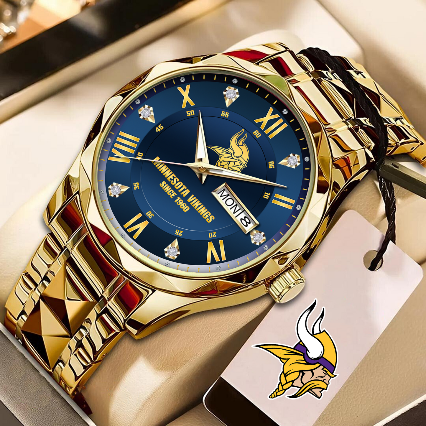 MIN x NFL Alloy Luxury Quartz Watch DATND TANTD