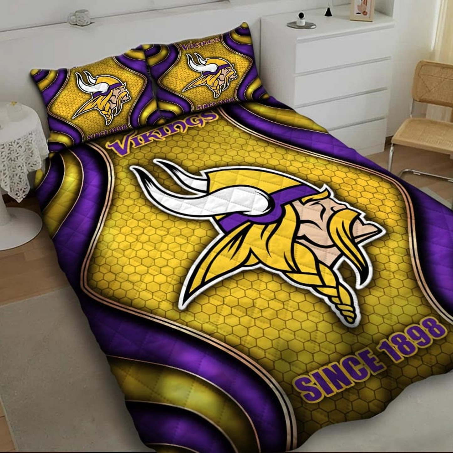 MIN x NFL Bedding Set Multicolor V1 DATND TANTD