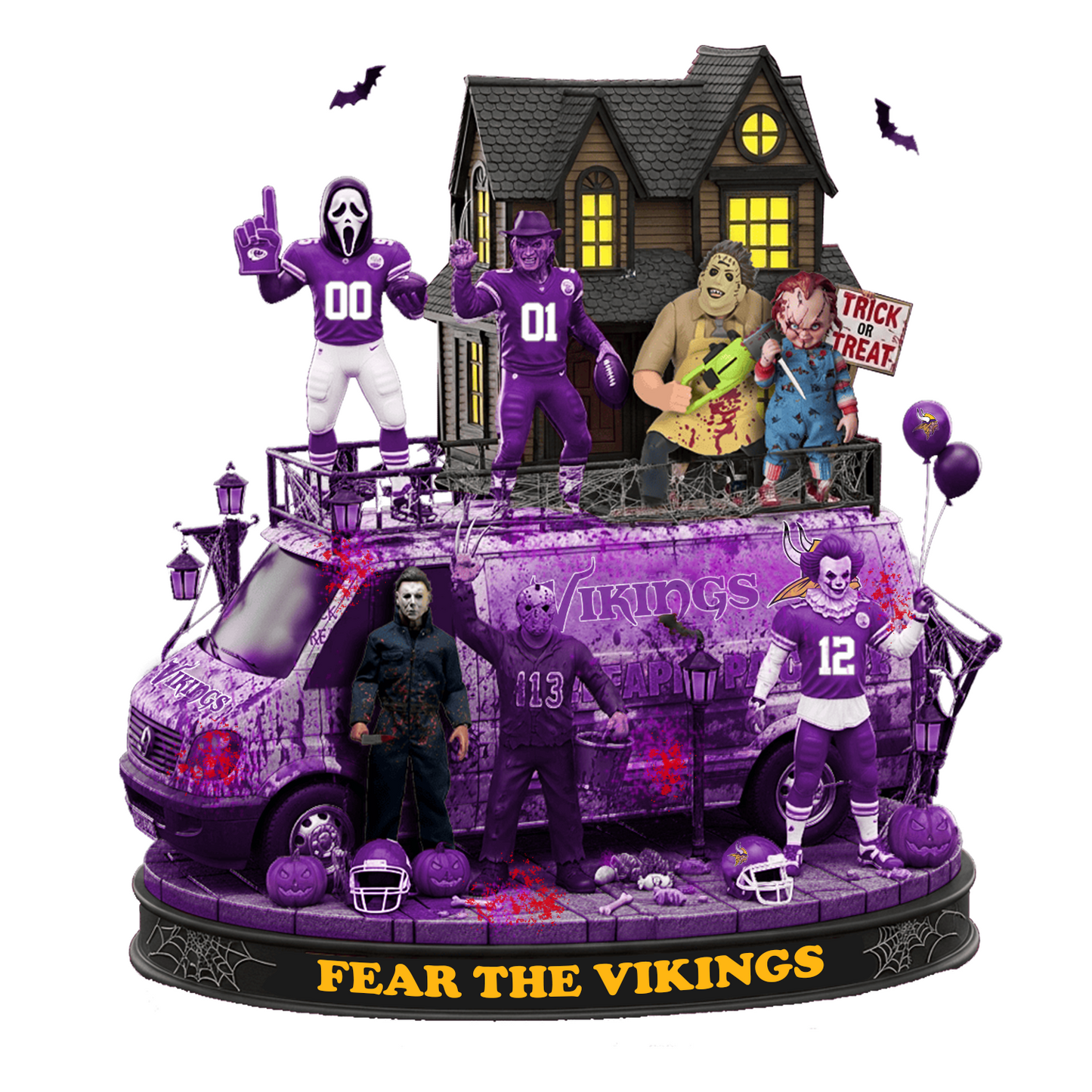 MIN x NFL Halloween Acrylic Plaque DATND TANTD
