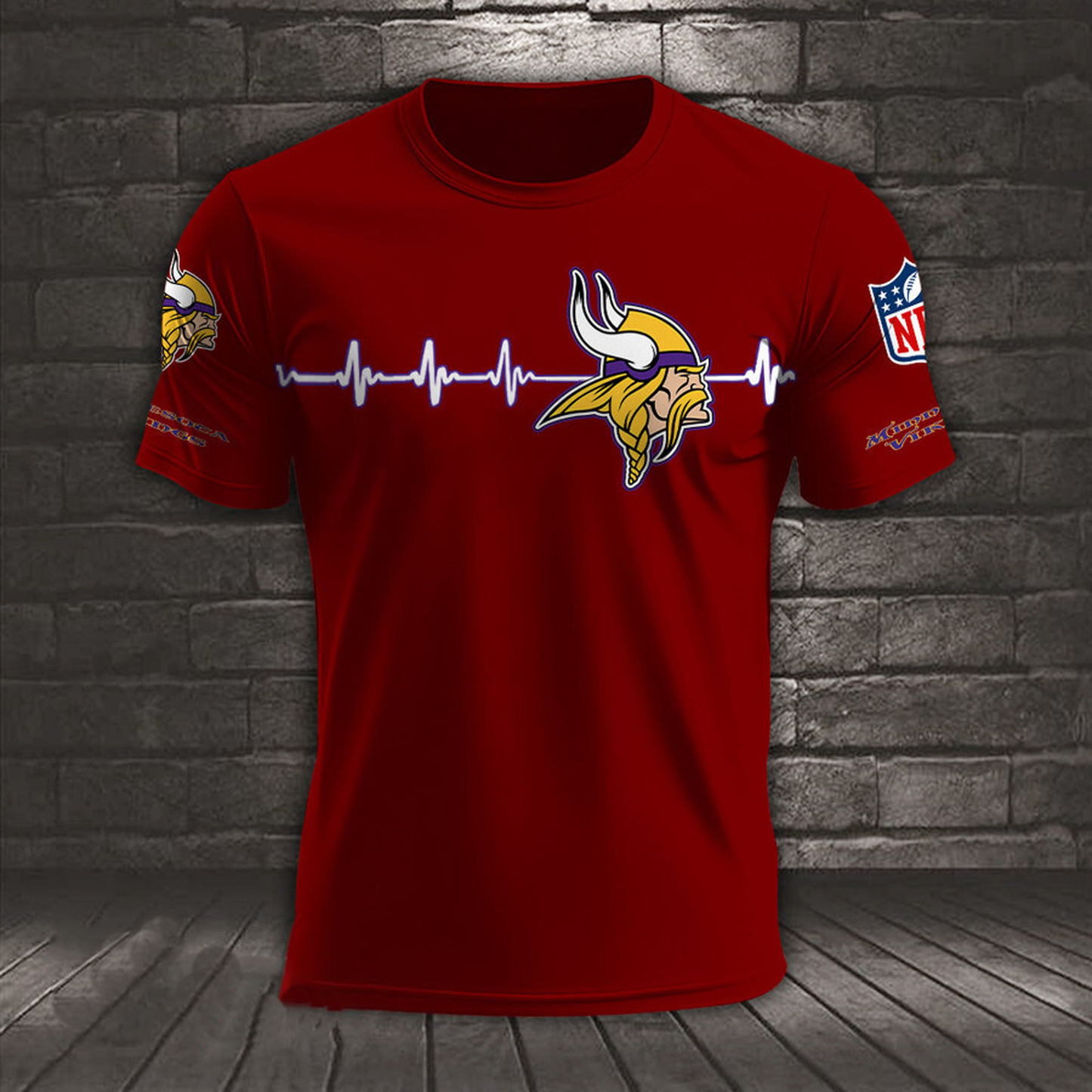 MIN x NFL Heart Rate Map Special 3D Shirt DatND ThuongNH