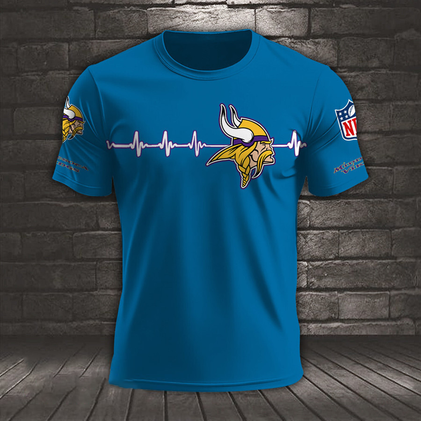 MIN x NFL Heart Rate Map Special 3D Shirt DatND ThuongNH