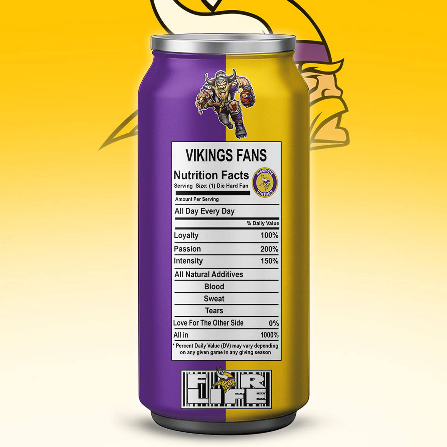 MIN x NFL Monster Energy Tumbler Gift for Fans DATND TANTD