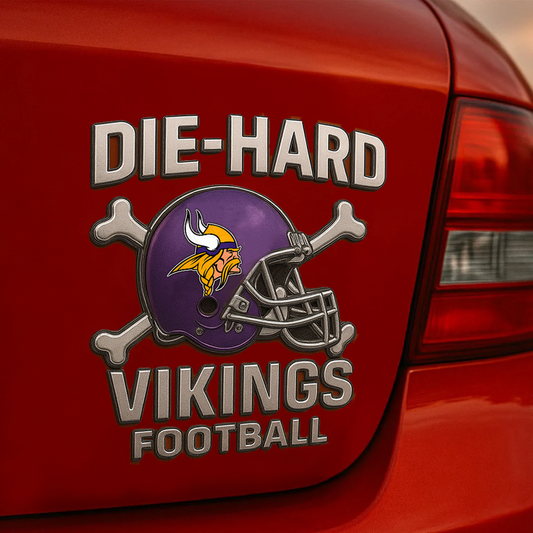 MIN x NFL Premium 3D Car Name Badge DATND DVT