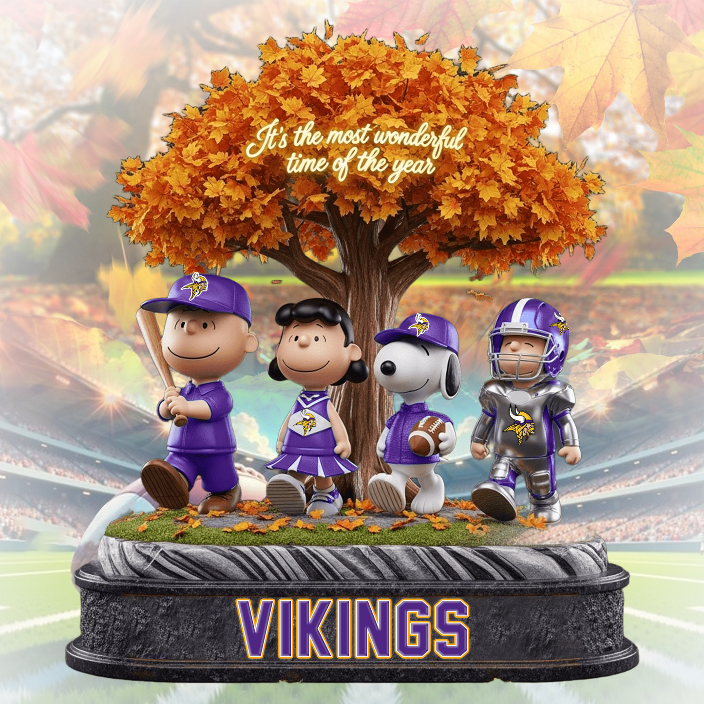 MIN x NFL Premium Acrylic Block DATND TANTD