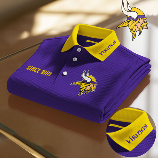 MIN x NFL Premium Polo Shirt  DatND DVT