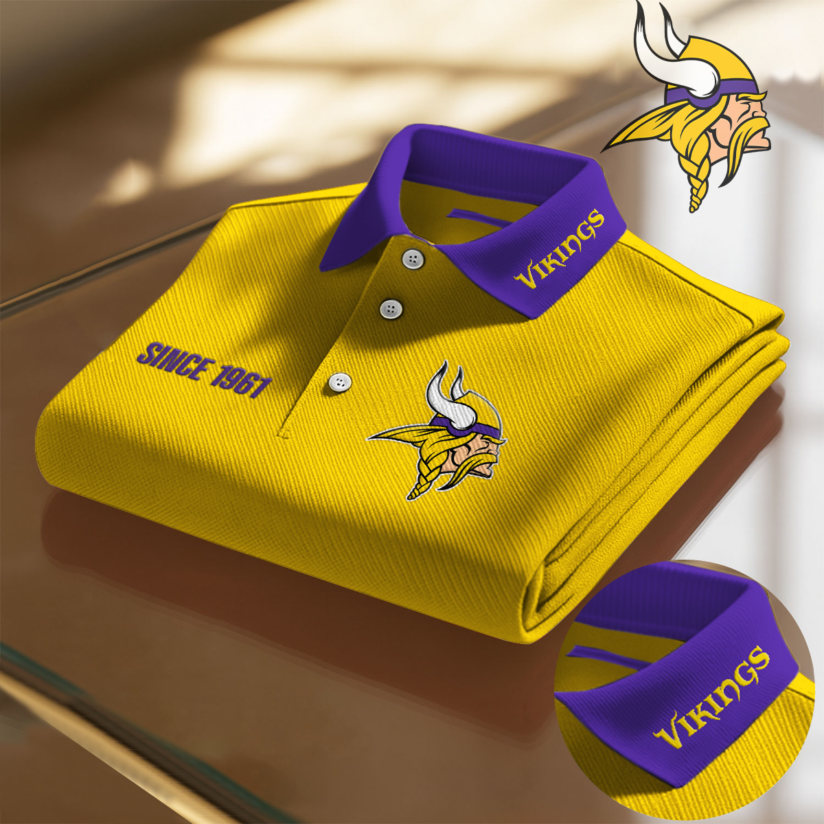 MIN x NFL Premium Polo Shirt  DatND DVT