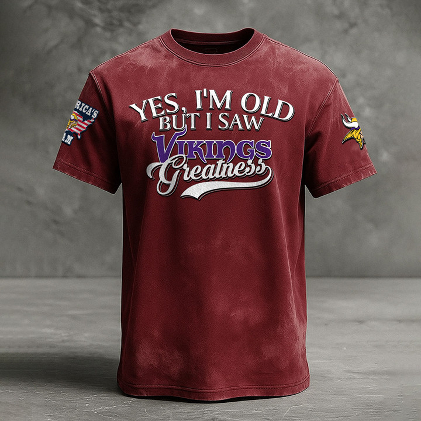 MIN X NFL Retro Style Shirt V1 NAK NHT