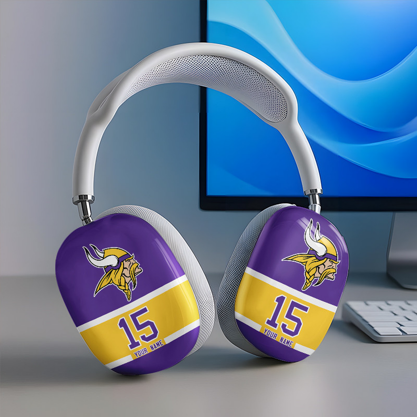 MIN x NFL Special Airpod Max Case Cover Personalized DATND TANTD