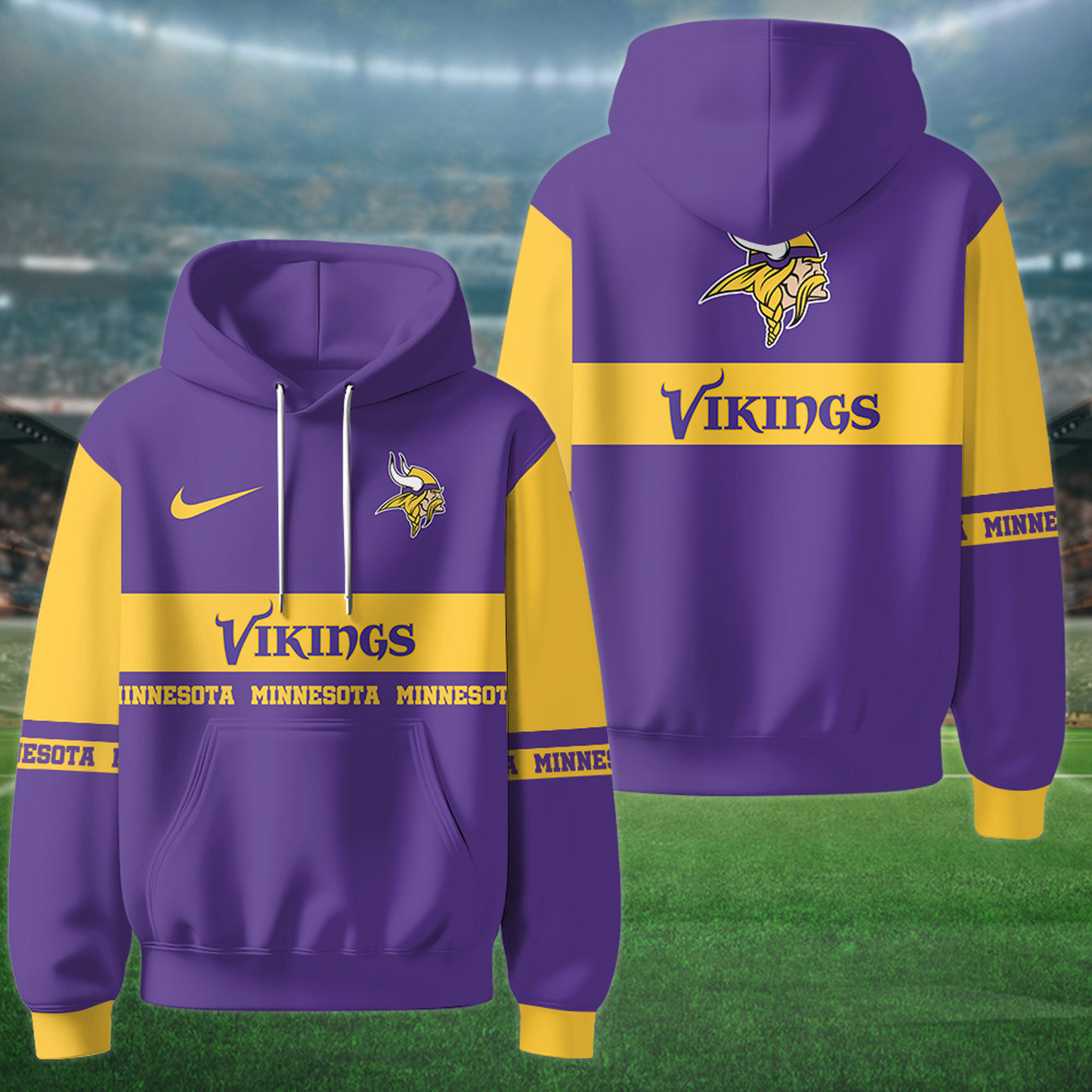 MIN x NFL Special Hoodie New Style Personalized Gifts For Fan DATND TANTD