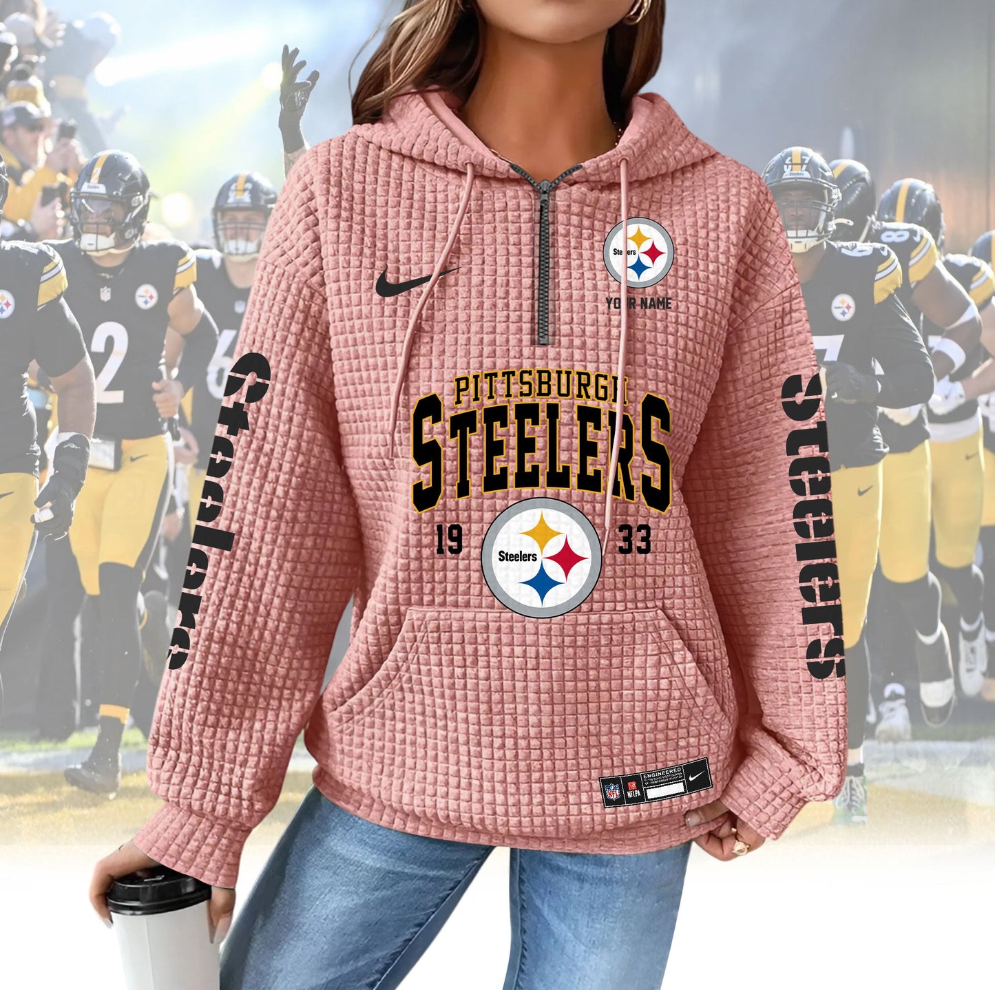 PS Premium NFL Waffle Hoodie DDT CTND