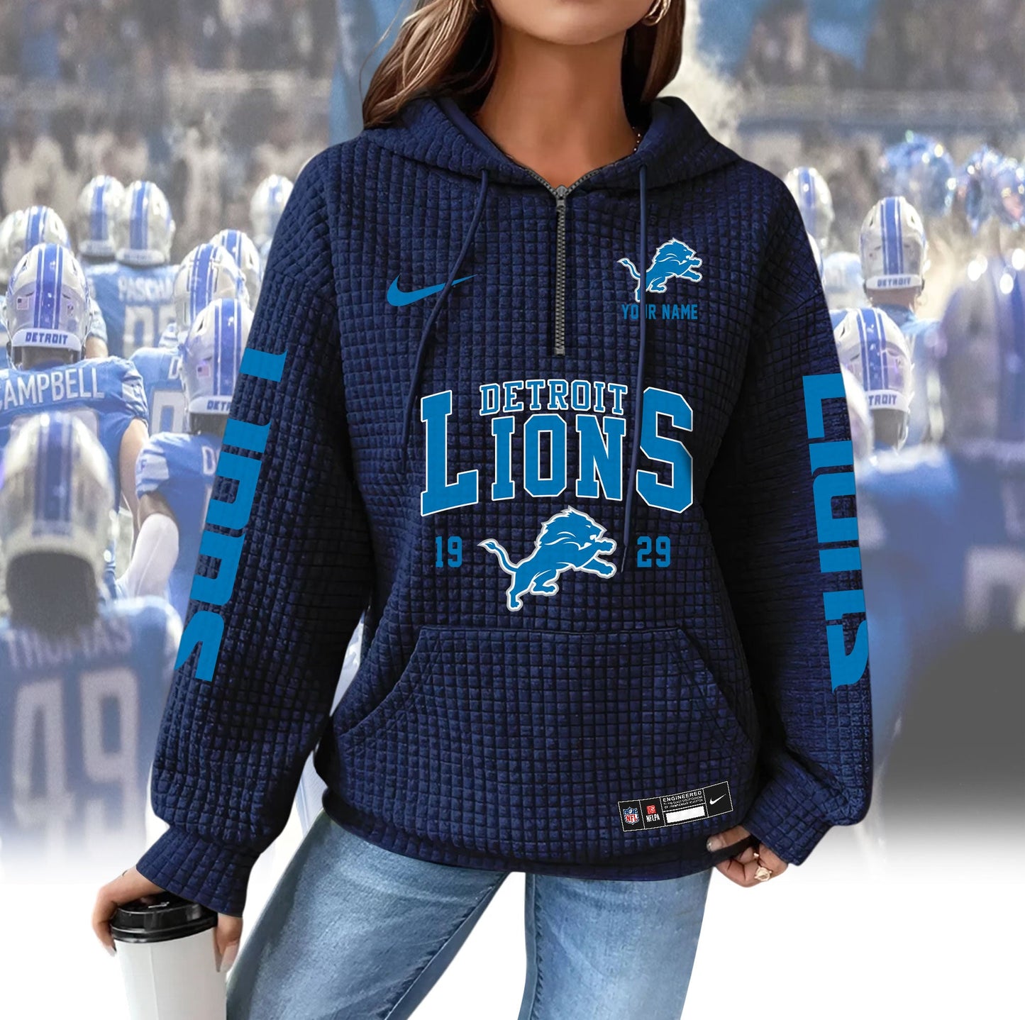 DL Premium NFL Waffle Hoodie DDT CTND