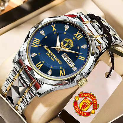 MU Alloy Luxury Quartz Watch DATND TANTD