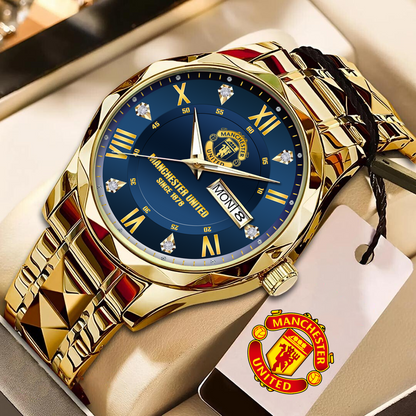 MU Alloy Luxury Quartz Watch DATND TANTD