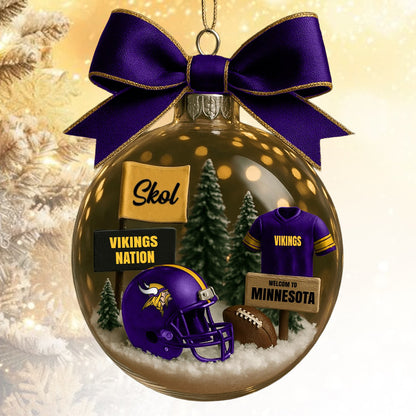 MV  NFL Acrylic Ball Ornament - Best Gift For Fans DDT CTND
