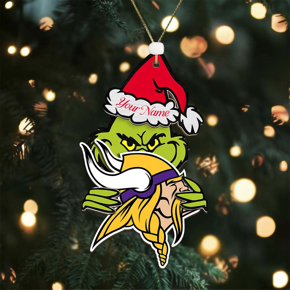 MV NFL x Grin Christmas Ornament DDT HLP