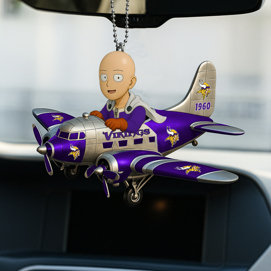 MV NFL x One-Punch Man Premium Car Hanging Ornament DDT HLP