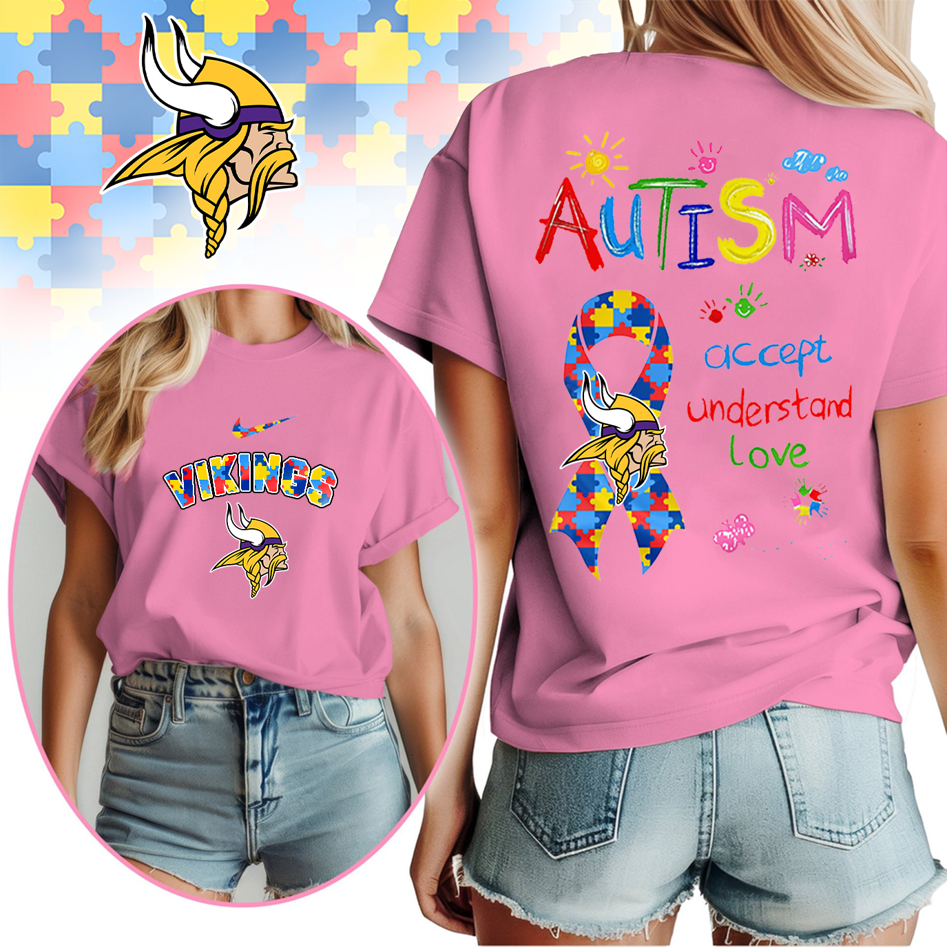 MV Premium Autism Awareness 3D Shirt DDT TTV