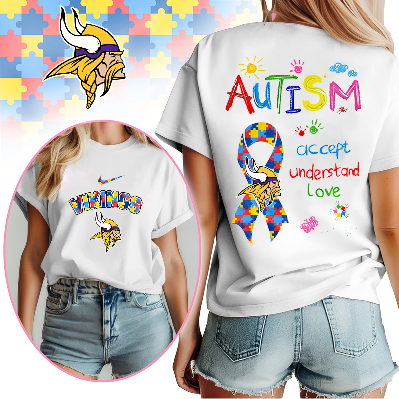 MV Premium Autism Awareness 3D Shirt DDT TTV