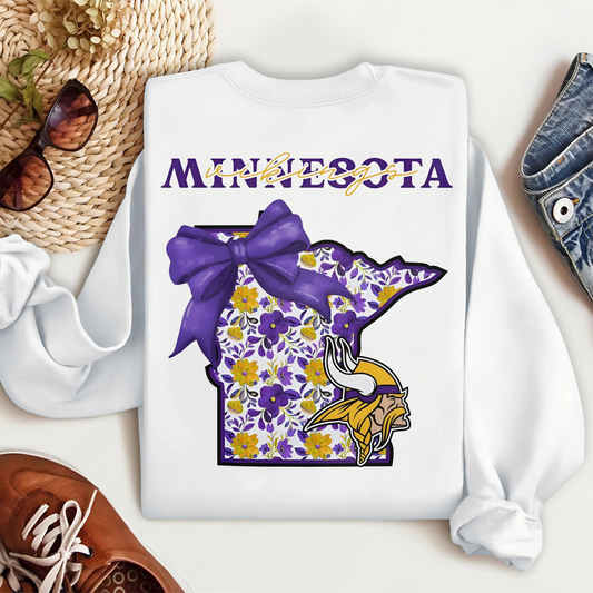 MV Premium NFL Cozy State Bow Sweatshirt DDT NTL