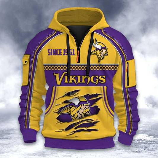 MV Premium NFL Multicolor V2 Zip Hoodie DDT CTND