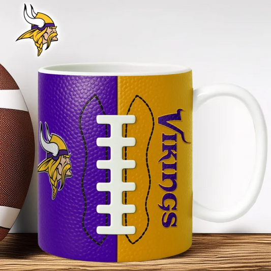 MV Premium NFL Split Color Ceramic Mug DDT HLPhuong