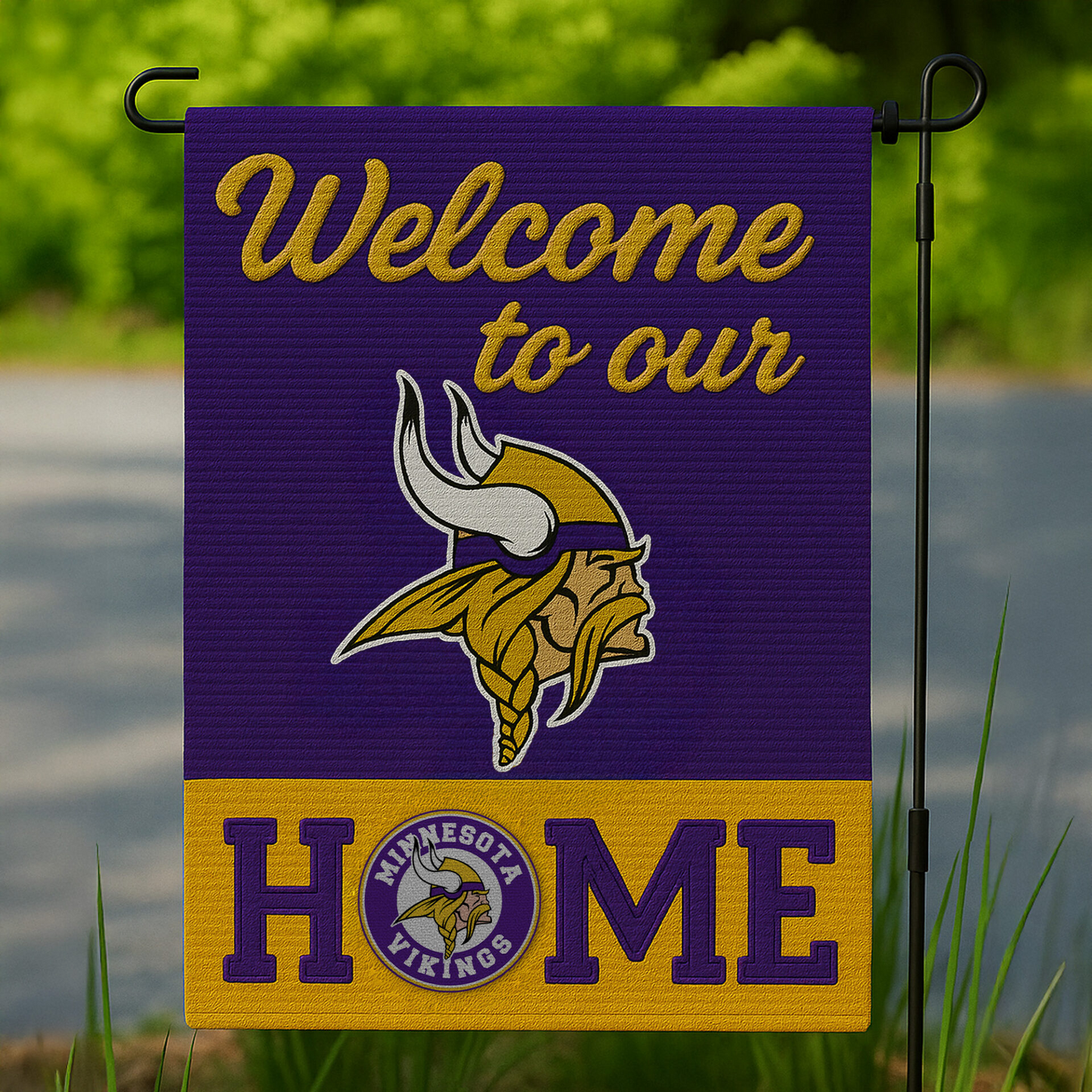 MV Premium NFL Welcome Home Flag DDT NTL