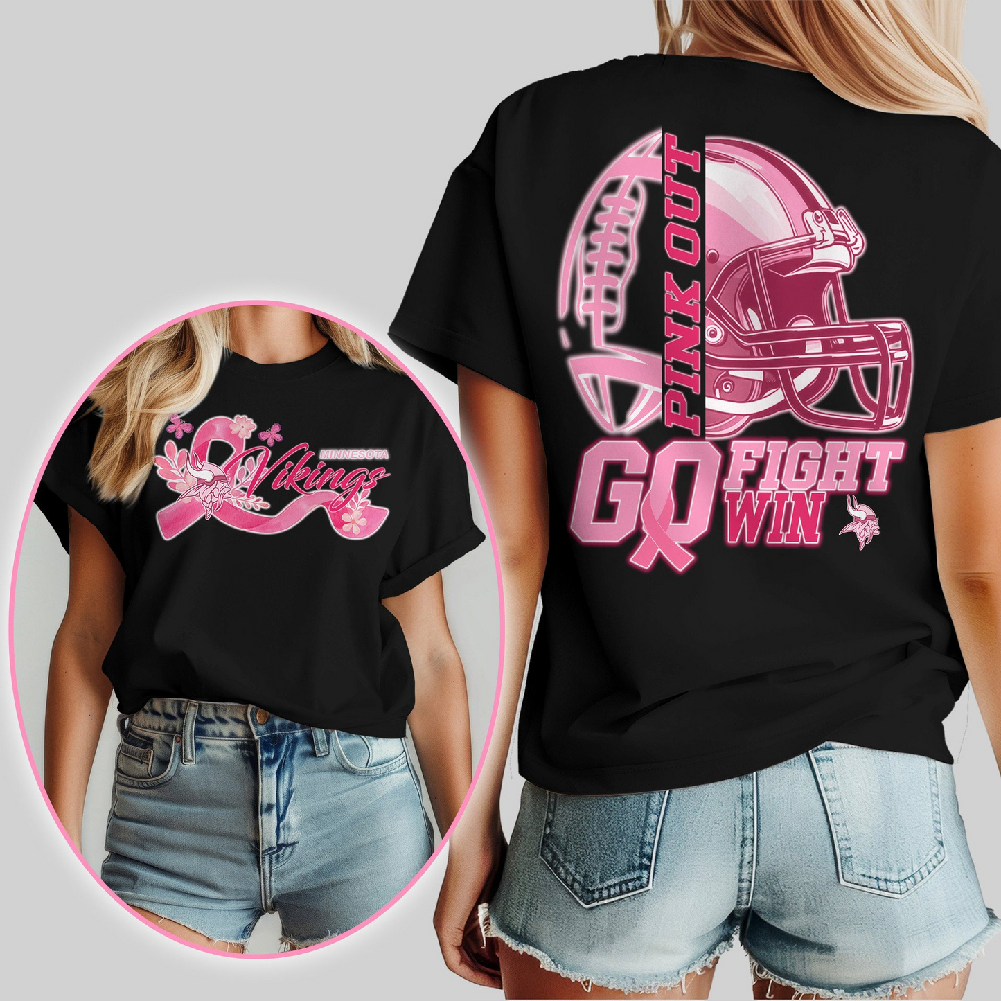 MV Premium Tackle Breast Cancer Women's Shirt DDT TTV