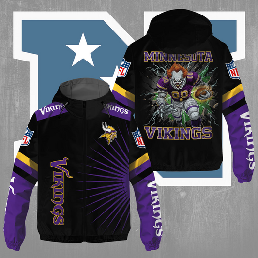 MV x NFL Pennywise 3D Windbreaker Jacket DDT CTND