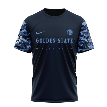 NBA GSW Premium Navy 250 Years 3D Shirt DDT CTND