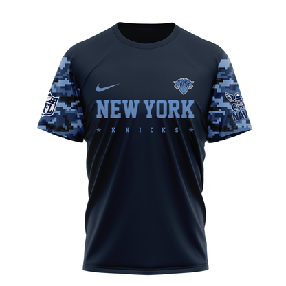 NBA NYK Premium Navy 250 Years 3D Shirt DDT CTND
