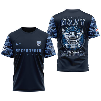 NBA SK Premium Navy 250 Years 3D Shirt DDT CTND
