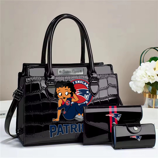 NE Embossed three-piece handbag set DatND DVT