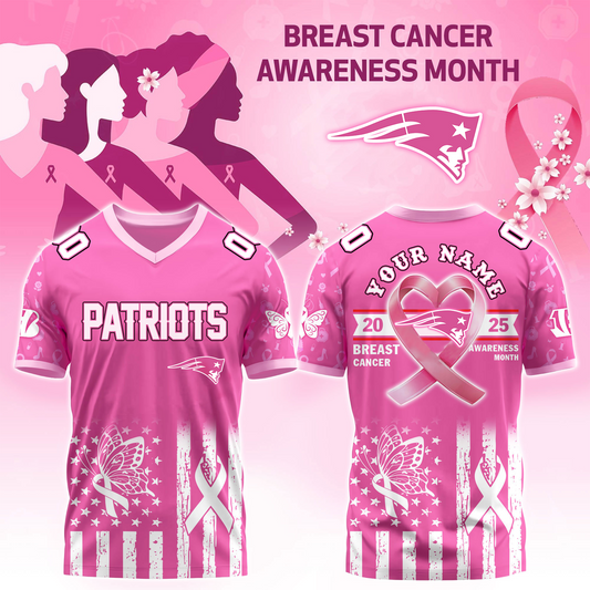 NE x Breast Cancer Awareness Month 2025 V-neck Short Sleeve Jersey DatND DVT