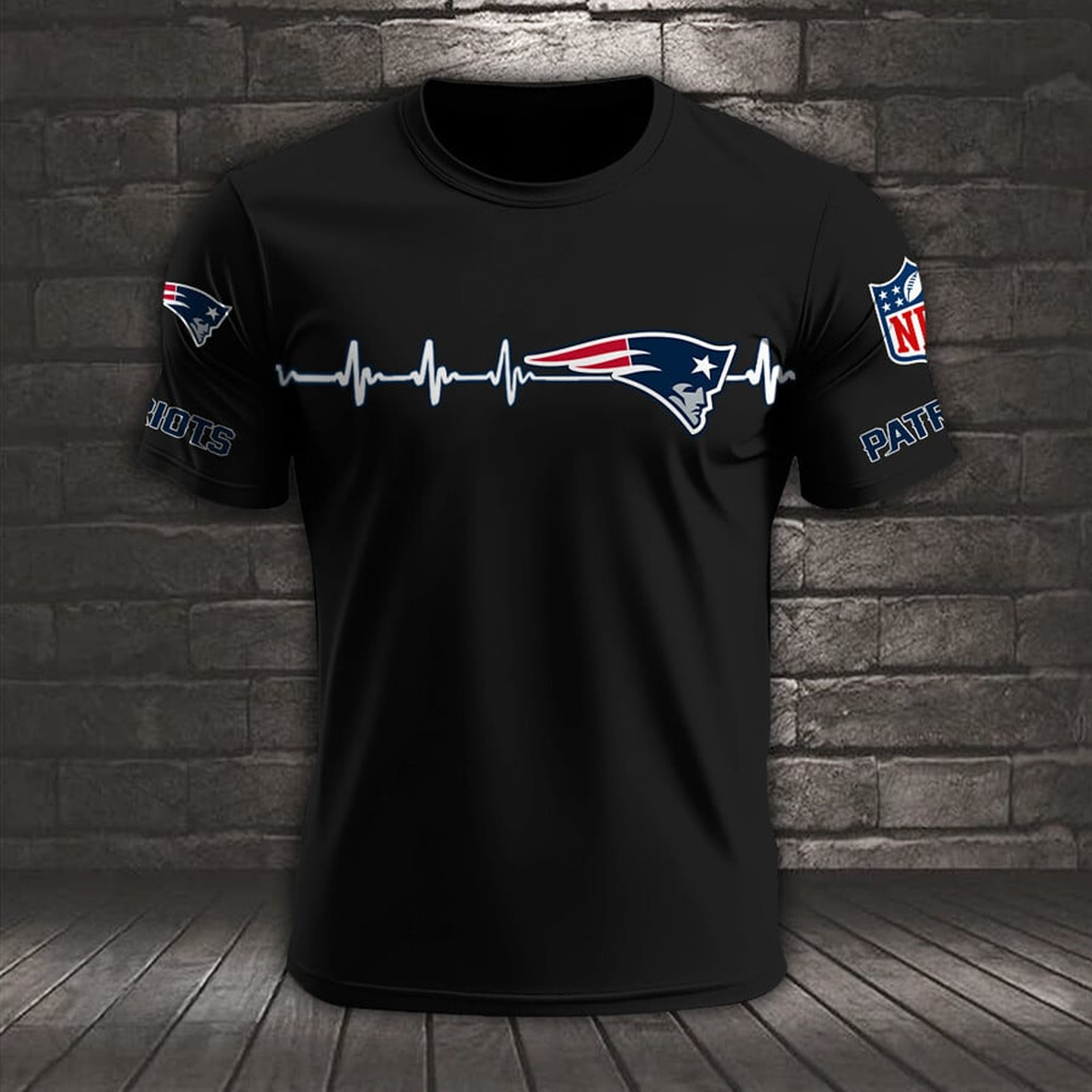 NE x NFL Heart Rate Map Special 3D Shirt DatND ThuongNH