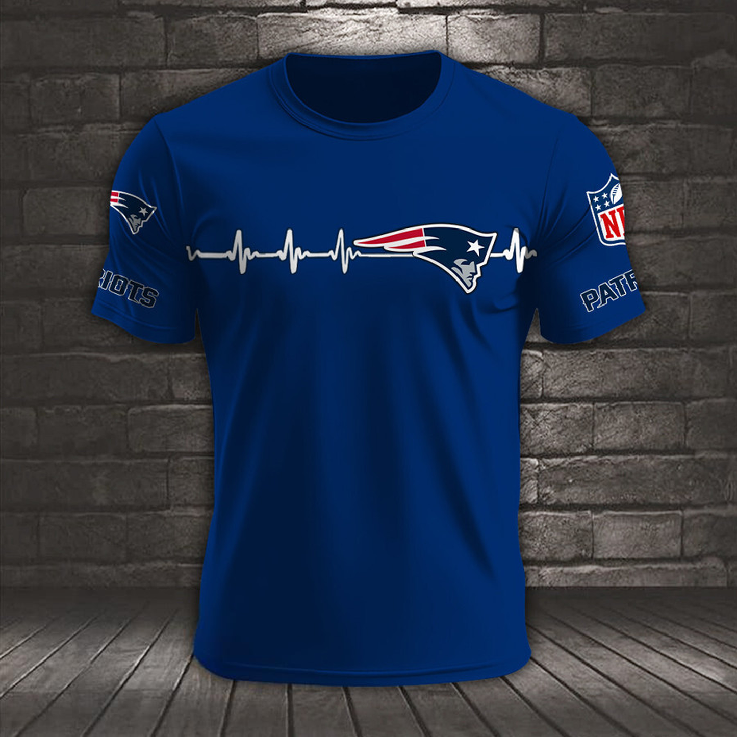 NE x NFL Heart Rate Map Special 3D Shirt DatND ThuongNH