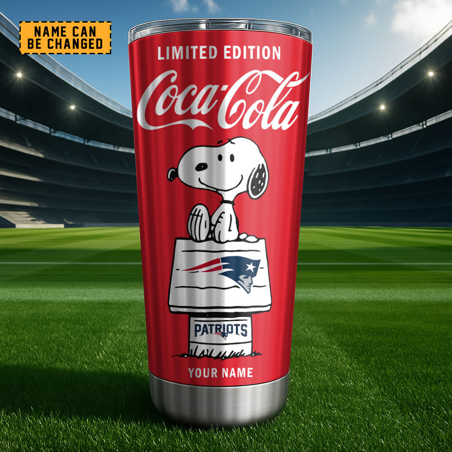NE x NFL Mix Snoopy & Red Coca Tumbler DatND DVT