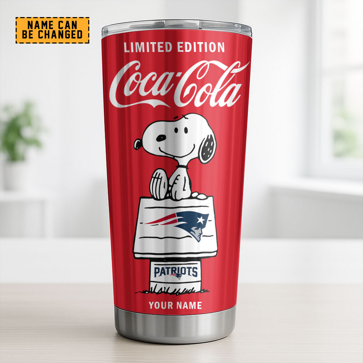 NE x NFL Mix Snoopy & Red Coca Tumbler DatND DVT