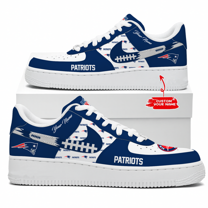 NE x NFL Personalized AF1 Shoes DatND DVT