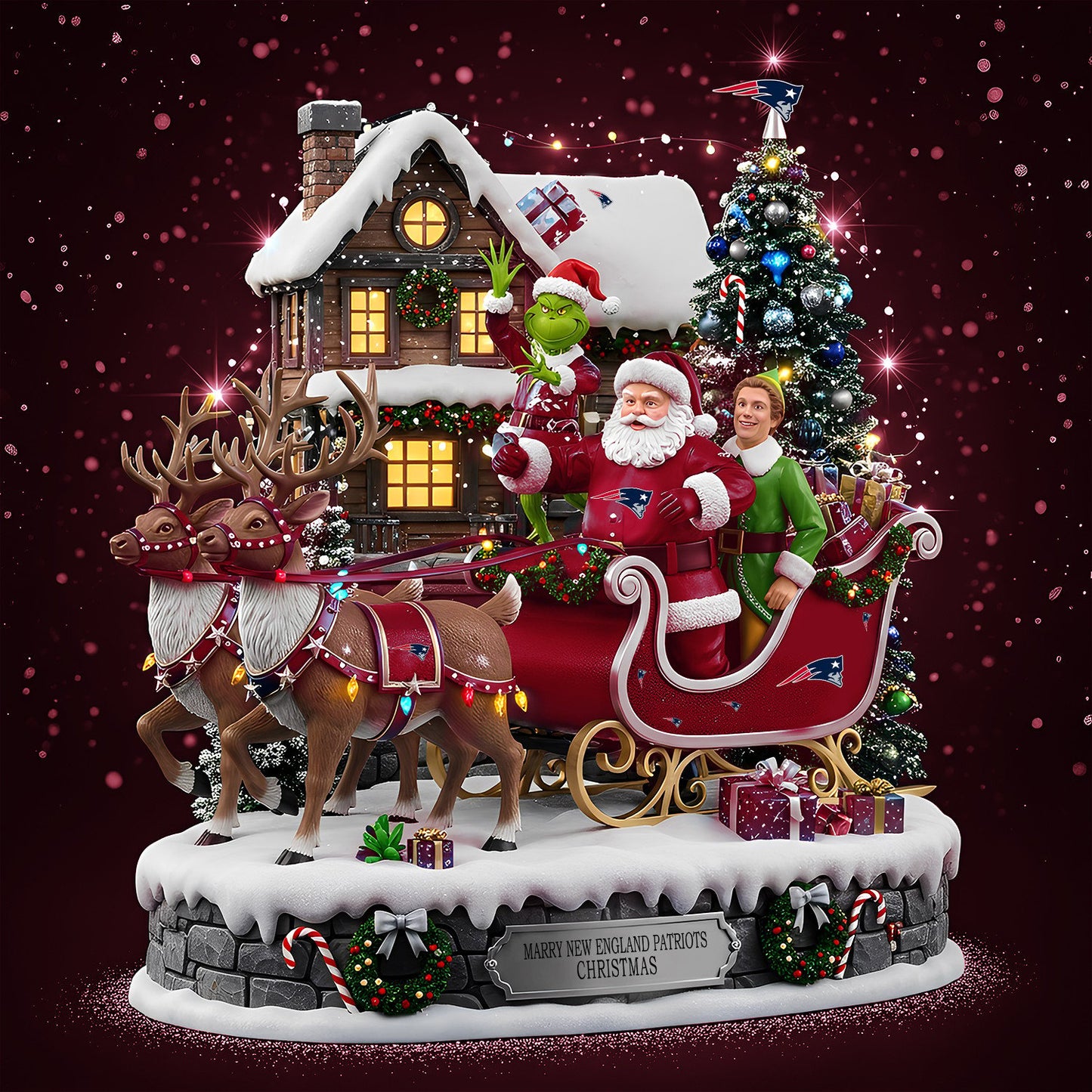 NEP Acrylic Block - NFL Christmas Gift For Fans DDT CTND