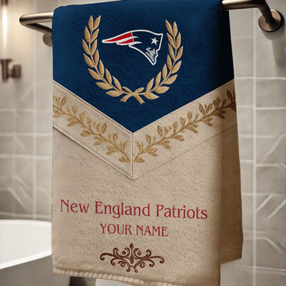 NEP Football New Bath Towel Custom Name DATND TANTD