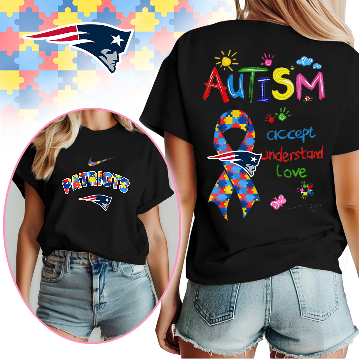 NEP Premium Autism Awareness 3D Shirt DDT TTV